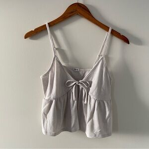 Garage Cream Camisole with Bow Detail